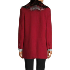 Fendi Multicolor Virgin Wool Coat