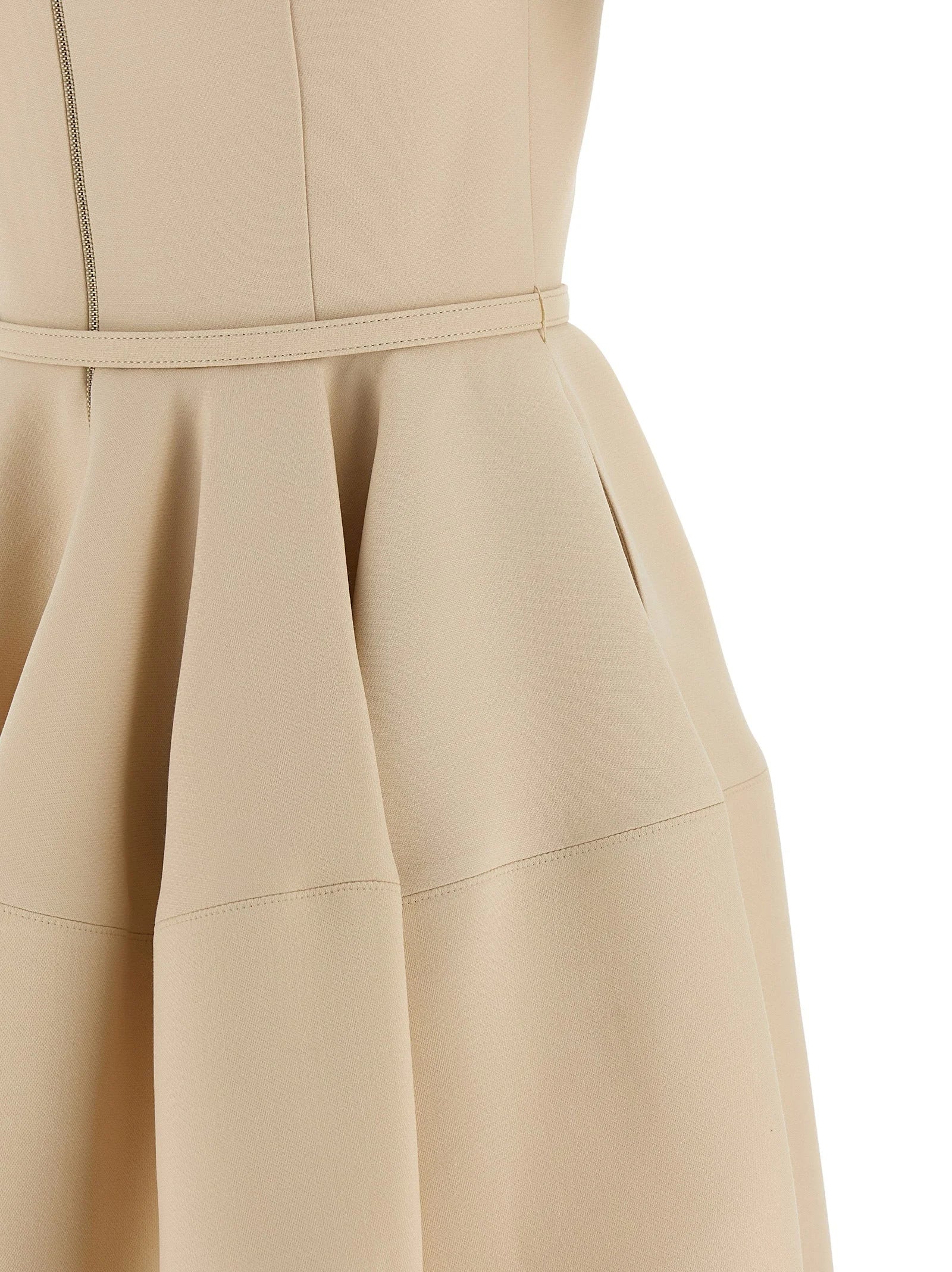 Fendi Multicolor Wool Short Dress