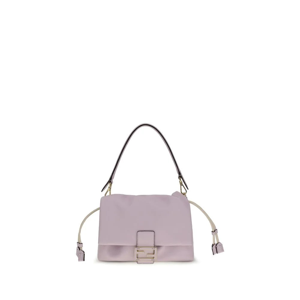 Fendi Purple Calf Leather Bos Taurus Shoulder Bag