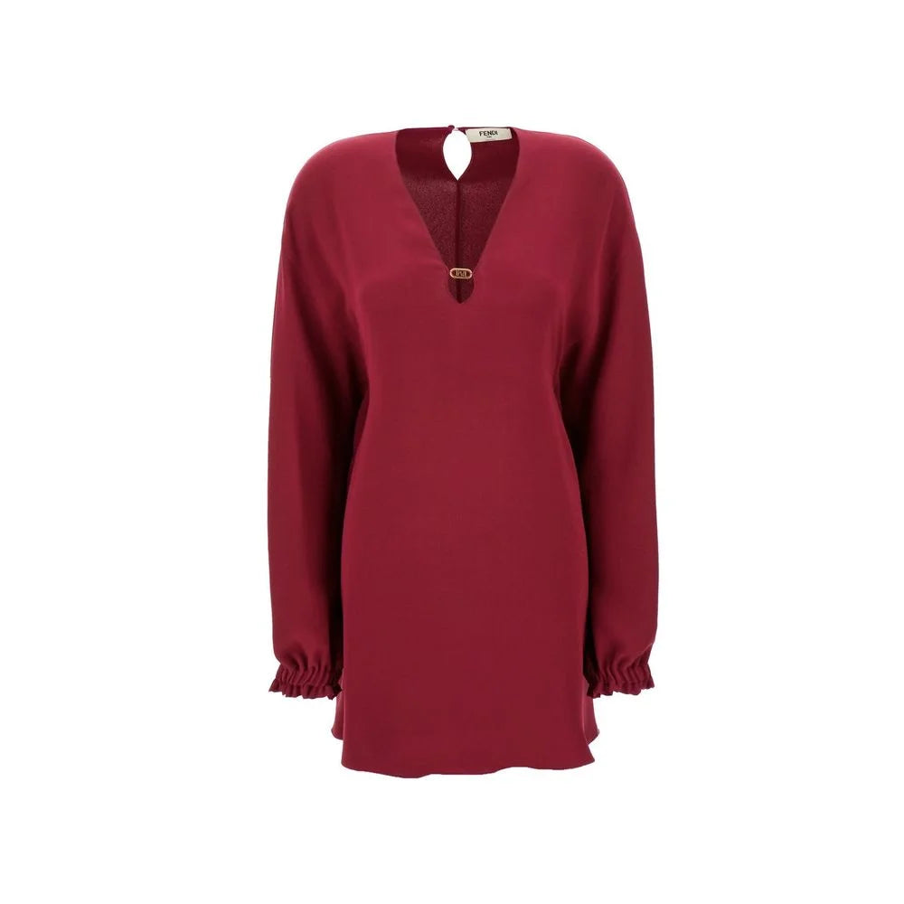Fendi Purple Silk Casual Dress - 40