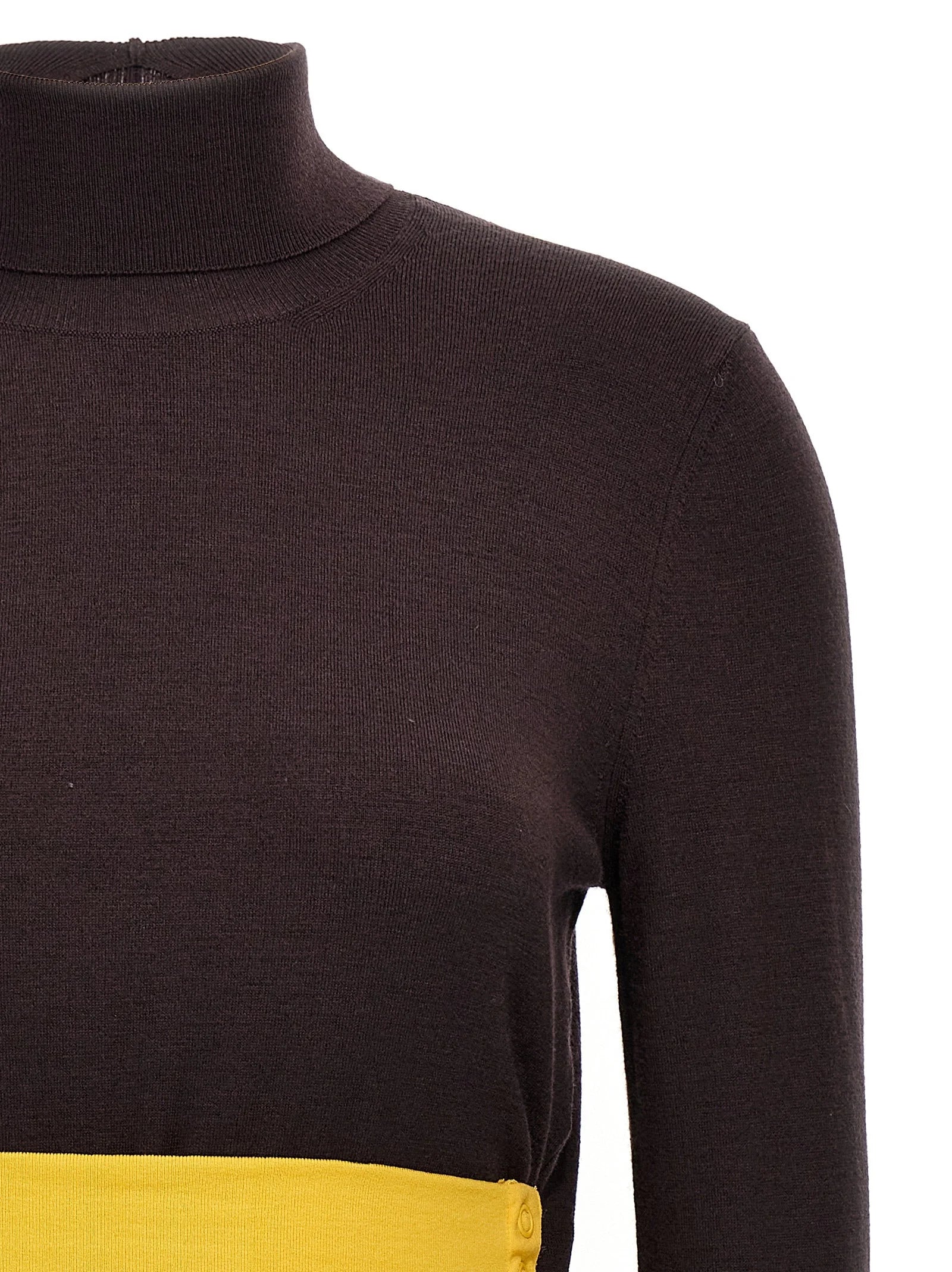 Fendi Purple Virgin Wool Cardigan