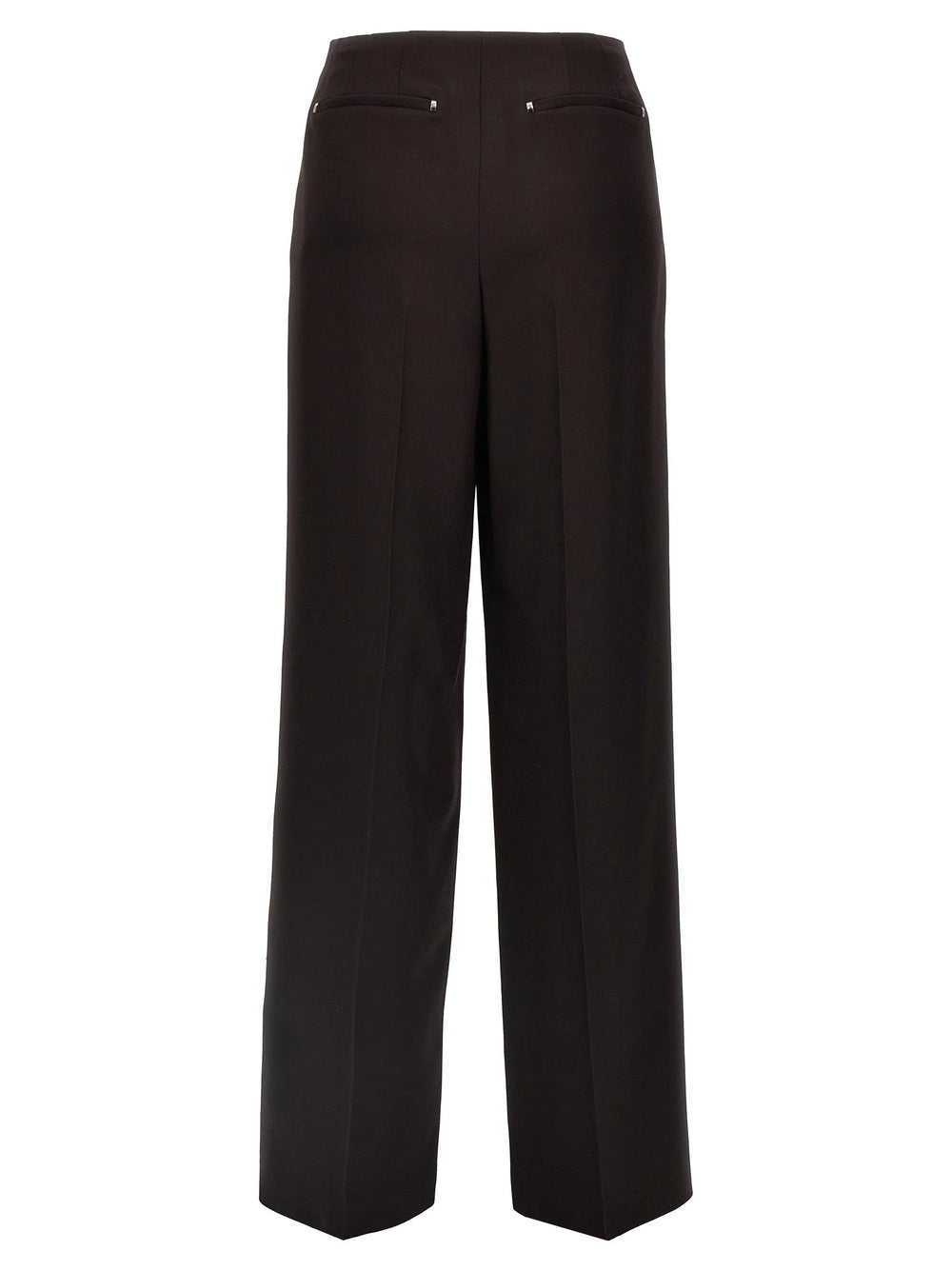 Fendi Purple Virgin Wool Dress Pants