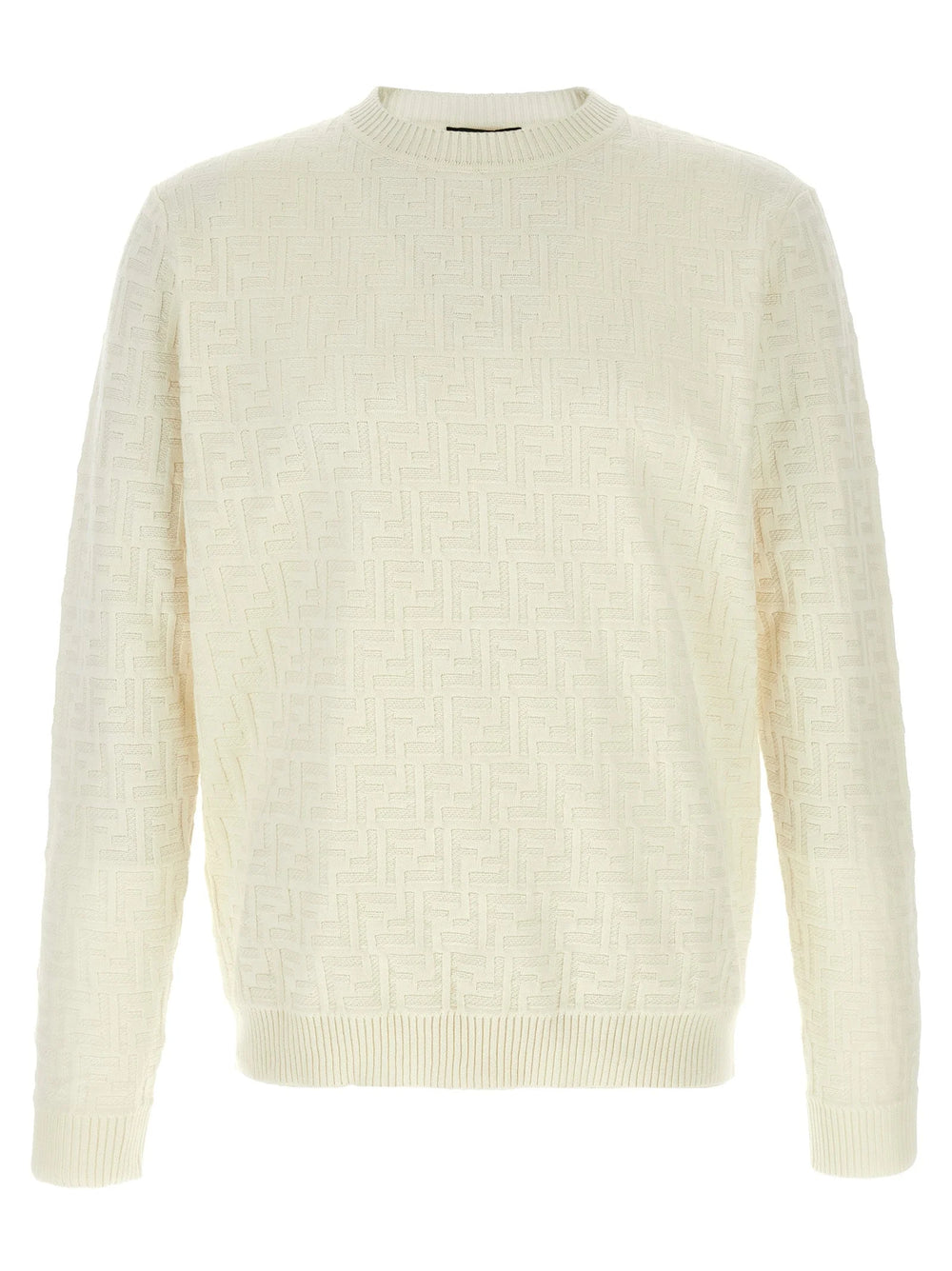 Fendi White Cotton Cardigan