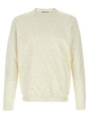 Fendi White Cotton Cardigan