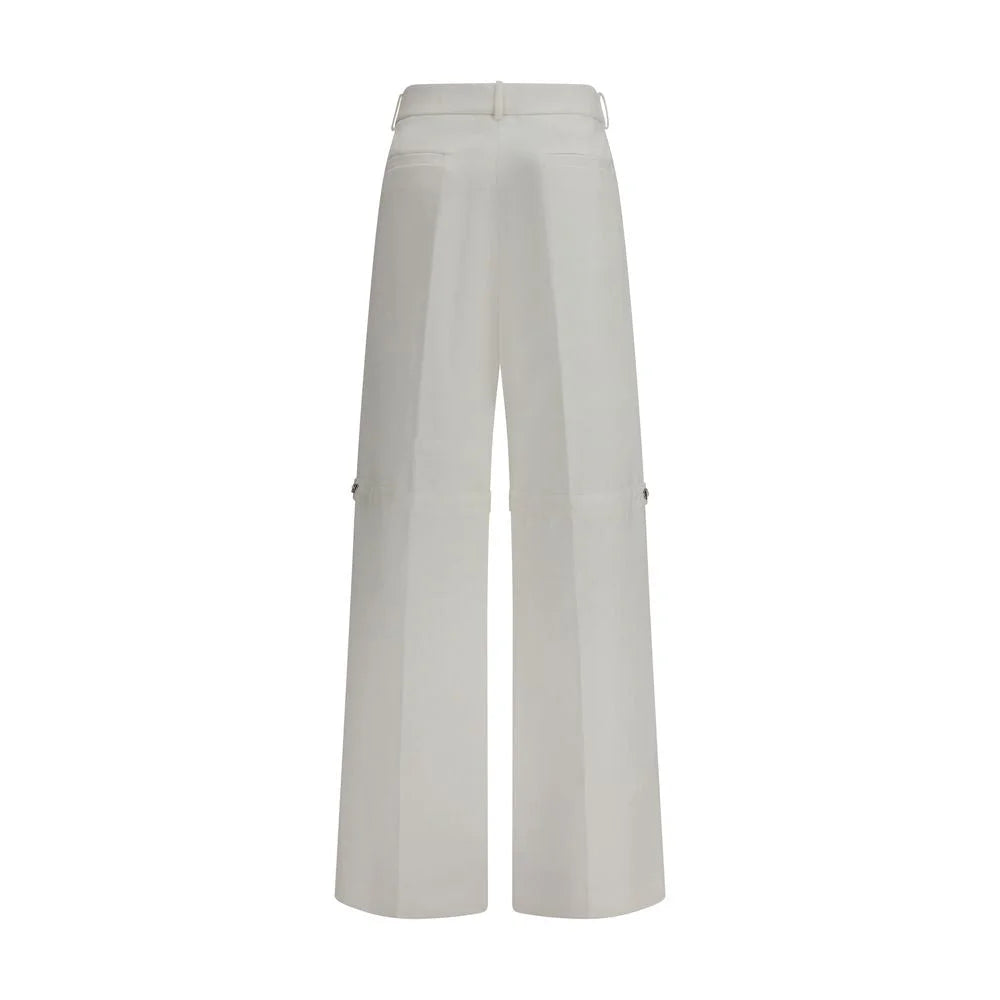 Fendi White Cotton Pants - IT40 | M