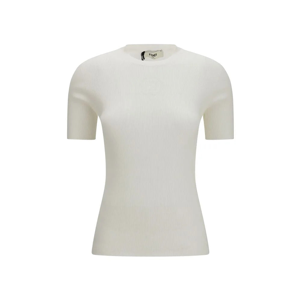 Fendi White Cotton Sweatshirt - IT44 | L