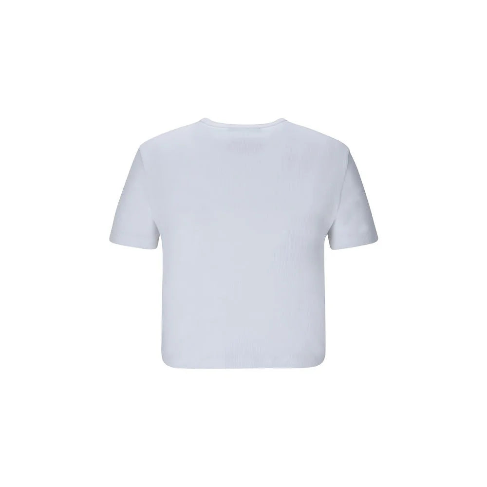 Fendi White Cotton T-Shirt