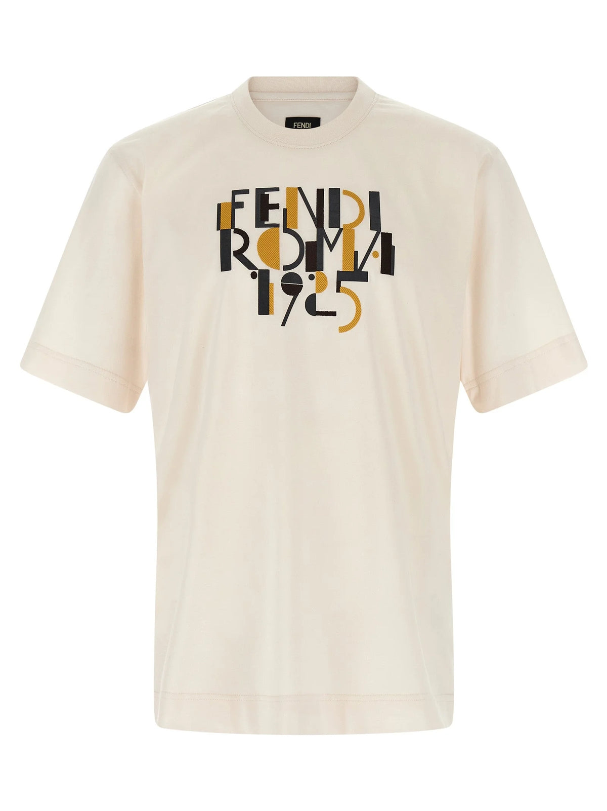 Fendi White Cotton T-Shirt