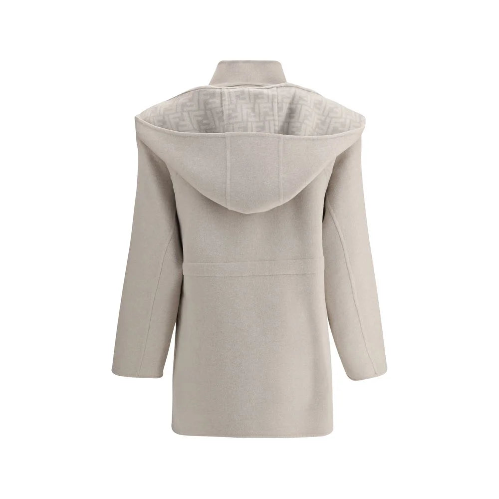 Fendi Wool Coat with removable hood - Overcoats