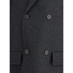 Fendi Wool felt double-breasted Caban Coat - Overcoats