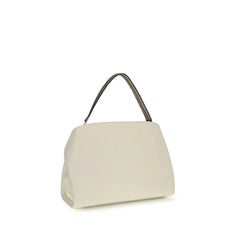 Bolsa de ombro Ferragamo Bege em couro de bezerro Bos Taurus