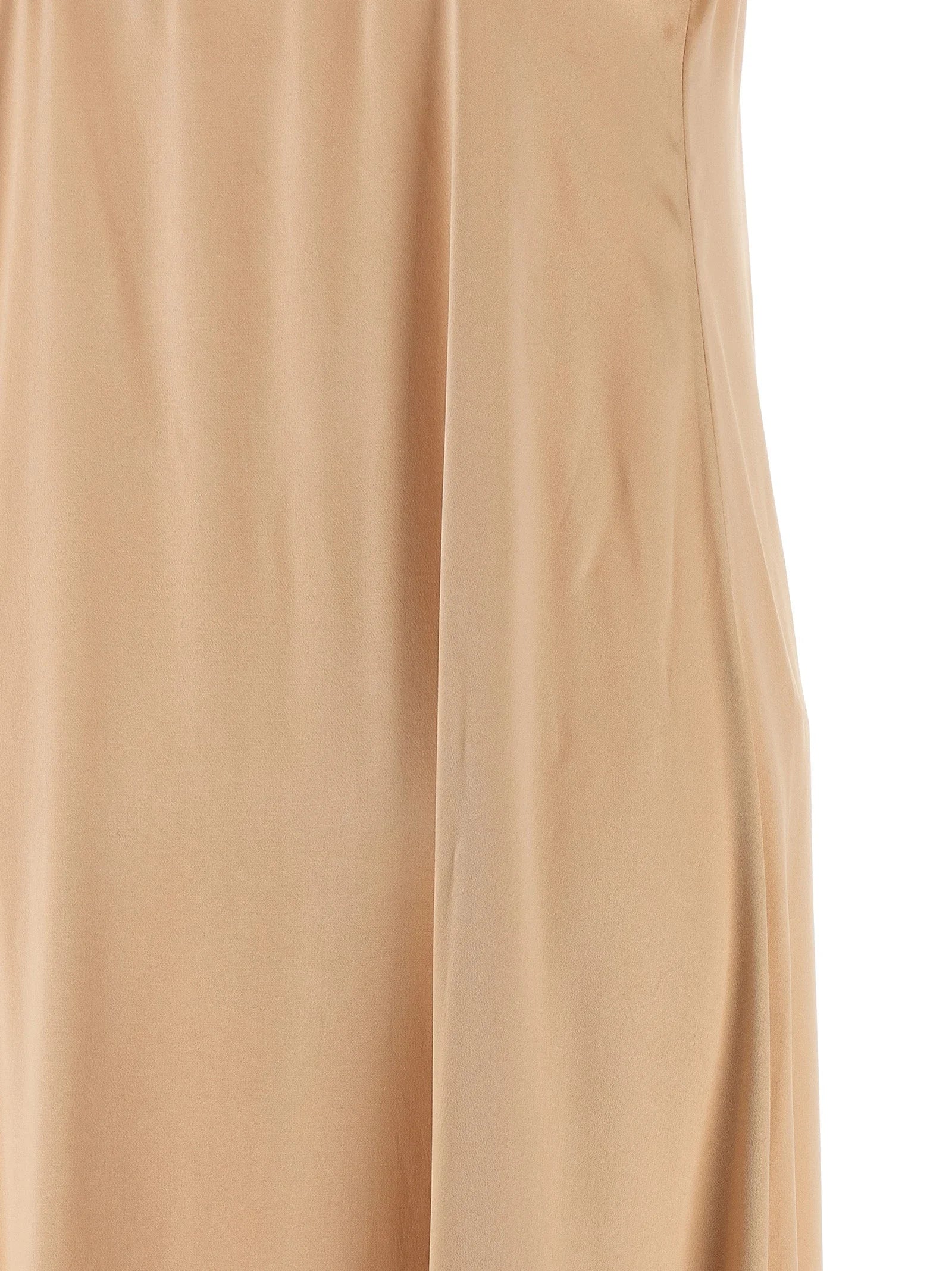 Ferragamo Beige Viscose Long Dress