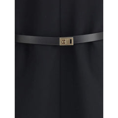 Ferragamo Belted Midi Dress - IT40 | M - Dresses