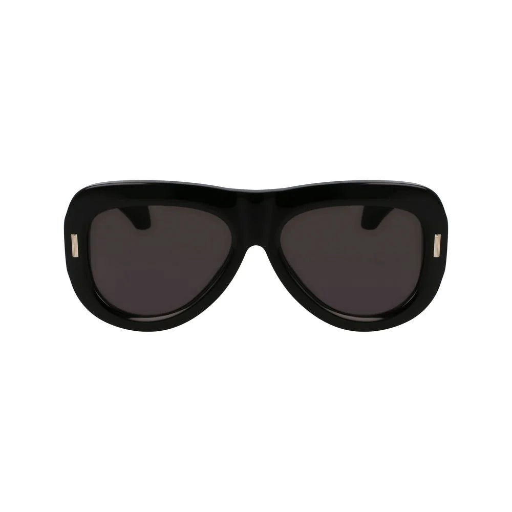 Ferragamo Black Acetate Sunglasses