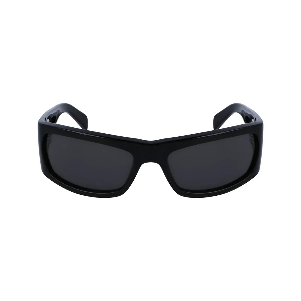 Ferragamo Black Acetate Sunglasses