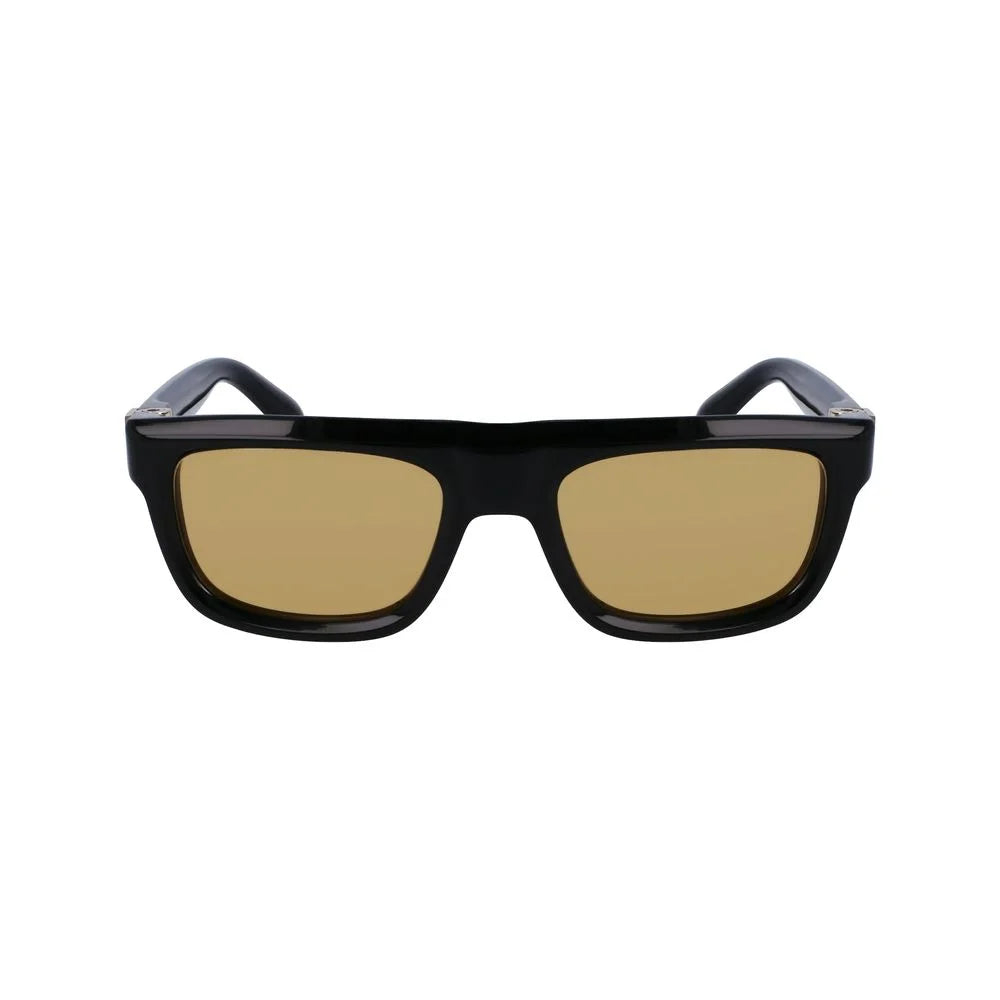 Ferragamo Black Acetate Sunglasses