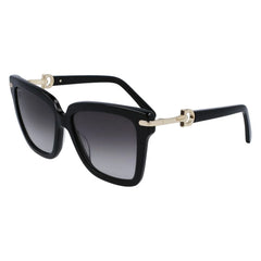Ferragamo Black Acetate Sunglasses