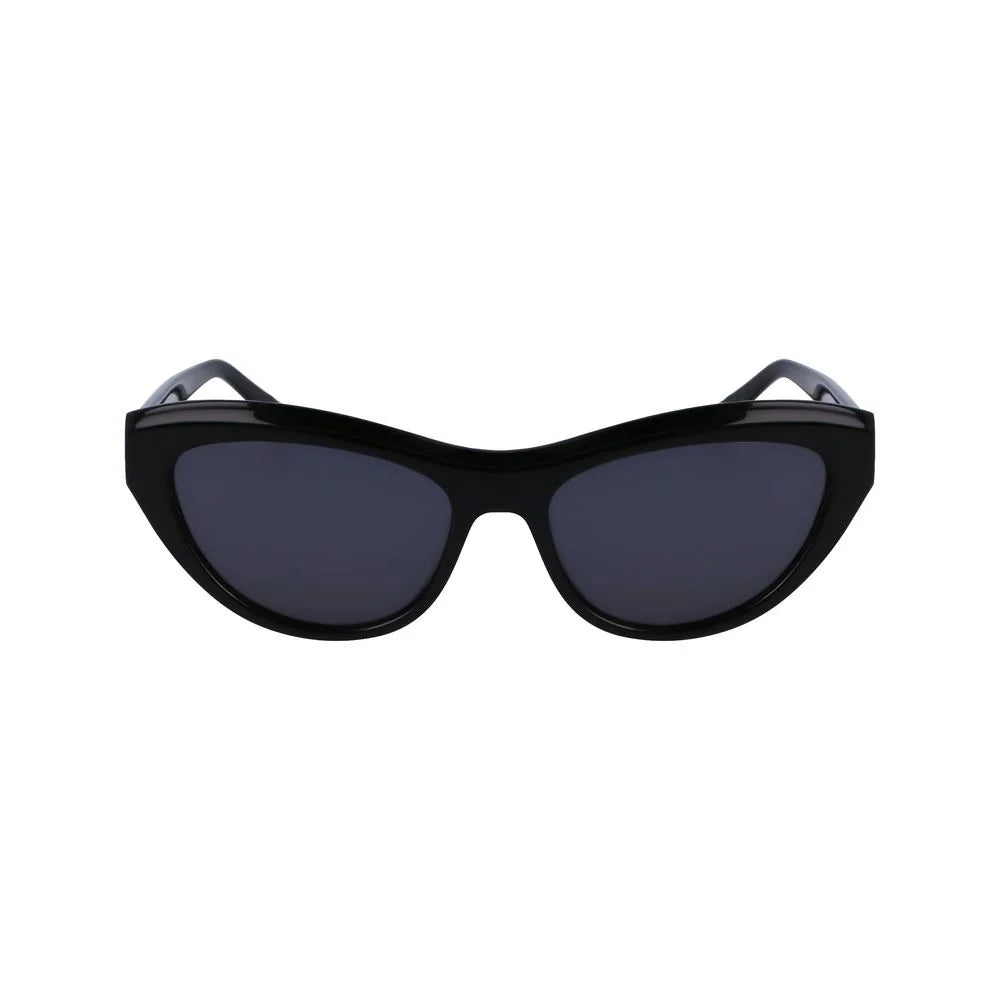 Ferragamo Black Acetate Sunglasses