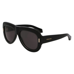 Ferragamo Black Acetate Sunglasses