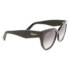 Ferragamo Black Acetate Sunglasses - Sunglasses
