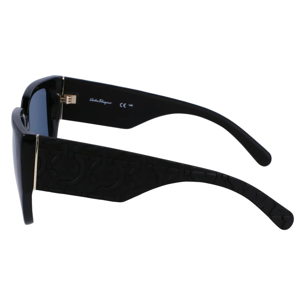 Ferragamo Black Bio Injected Sunglasses - Sunglasses