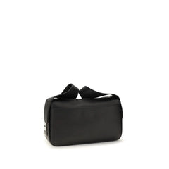 Ferragamo Black Calf Leather Bos Taurus Luggage And Travel