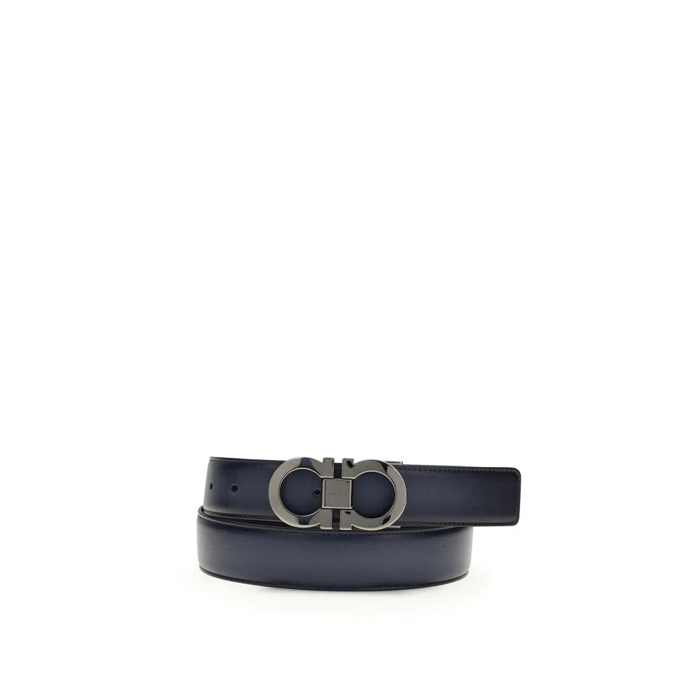 Ferragamo Ceinture Noire en Cuir de Veau - Ceintures