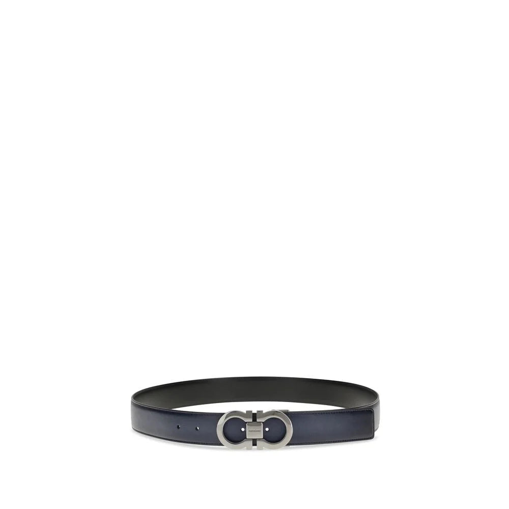 Ferragamo Ceinture Noire en Cuir de Veau - Ceintures