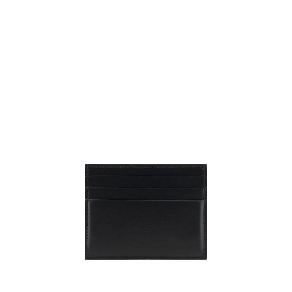 Ferragamo Black Calf Leather Bos Taurus Wallet