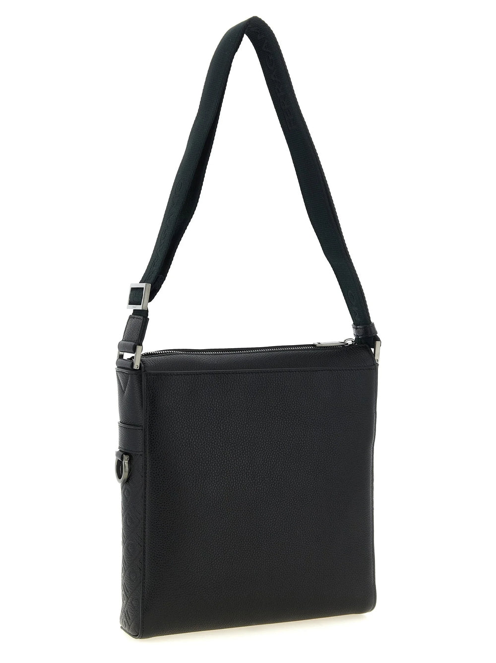 Ferragamo Black Calfskin Crossbody Bag