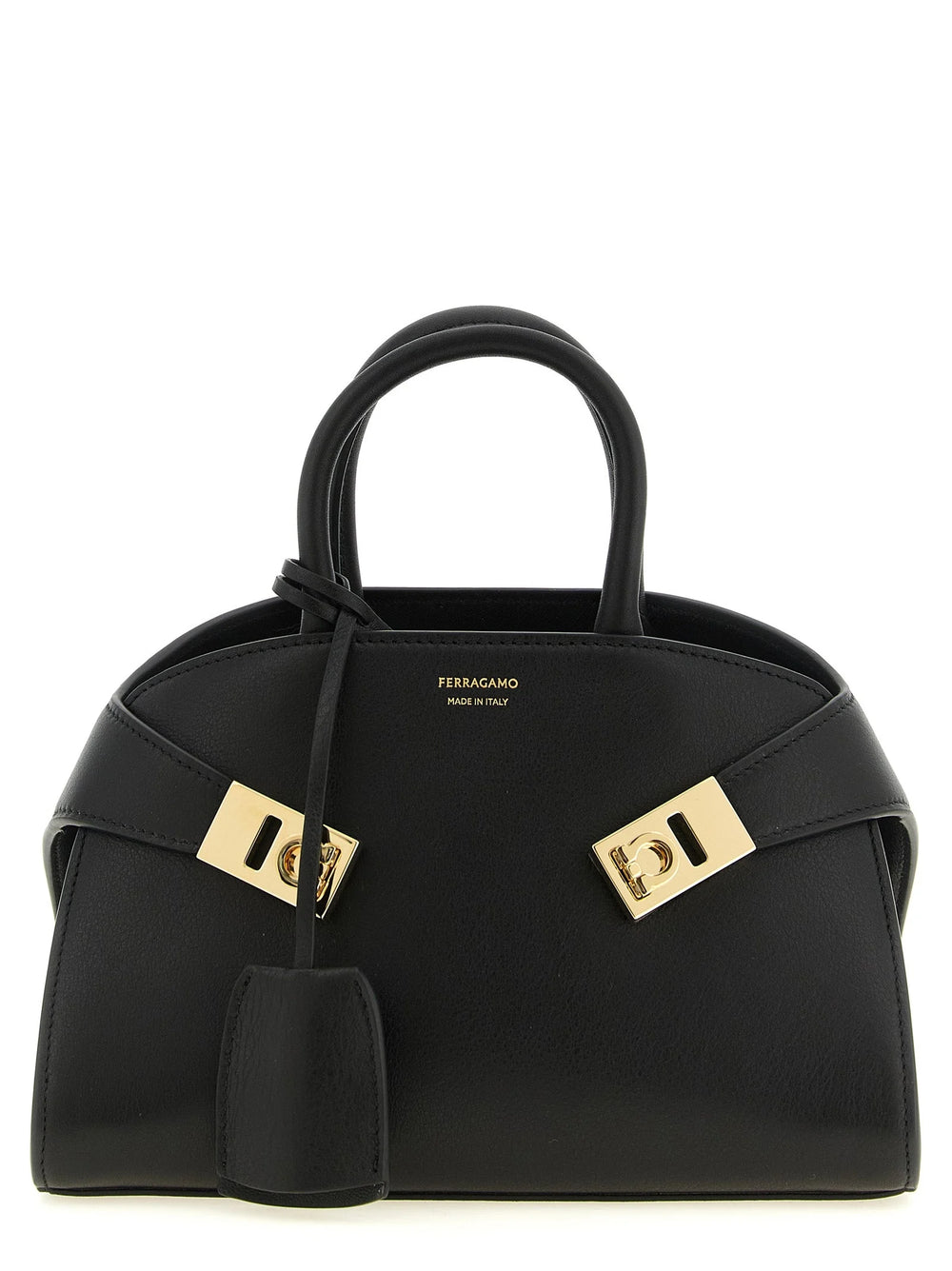 Ferragamo Black Calfskin Handbag