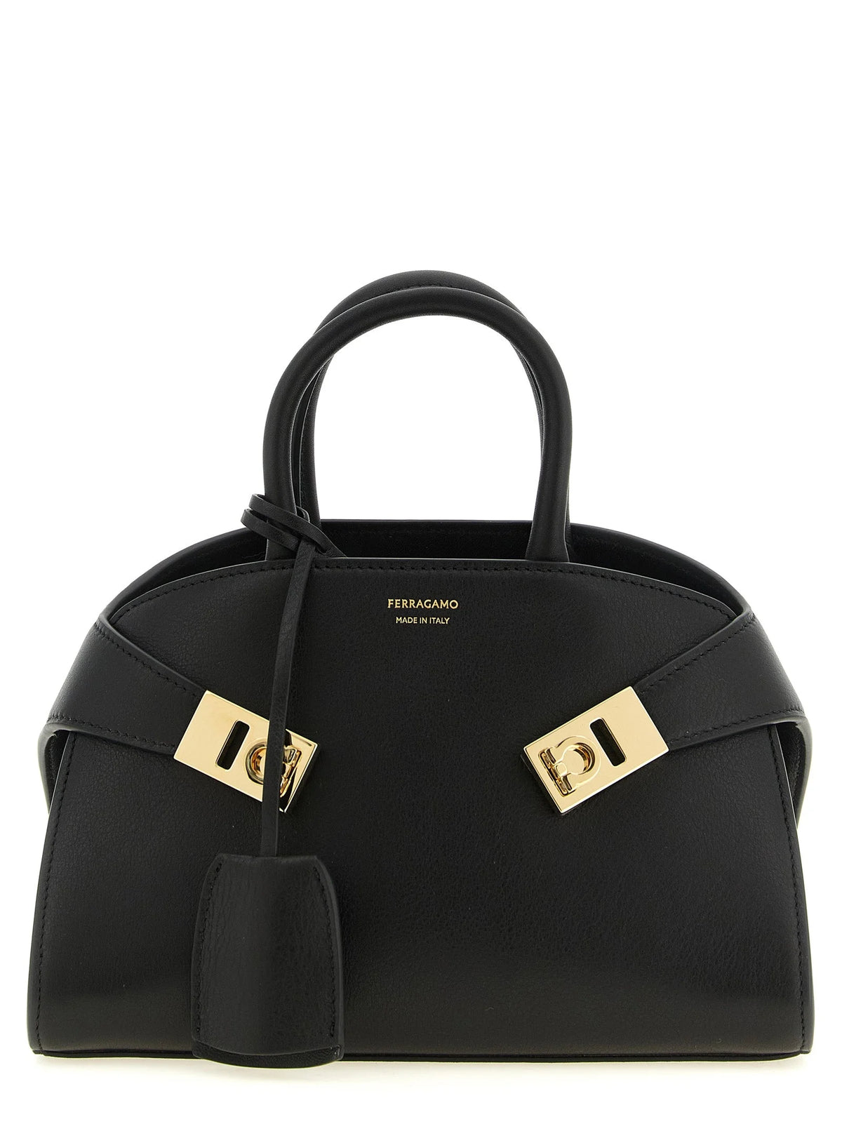 Ferragamo Black Calfskin Handbag