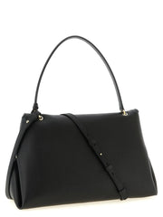 Ferragamo Black Calfskin Shoulder Bag