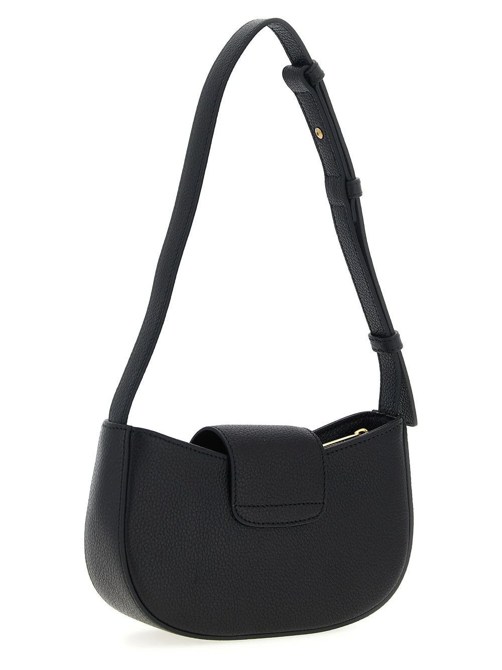 Ferragamo Black Calfskin Shoulder Bag