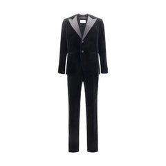 Ferragamo Black Cotton Tuxedo