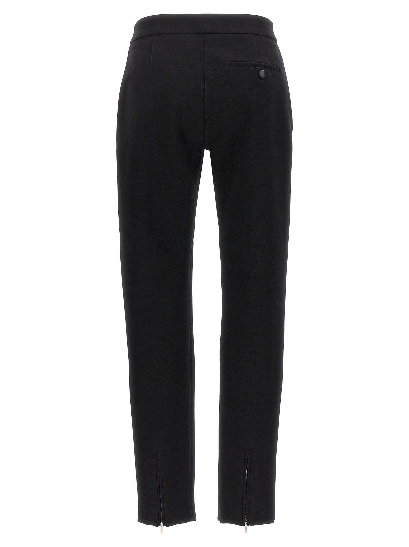 Ferragamo Black Elastane Skinny Pants