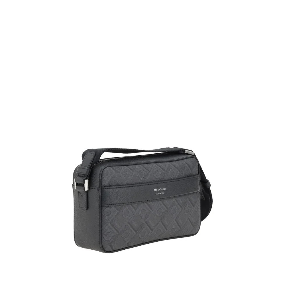 Ferragamo Black Polyethylene Shoulder Bag