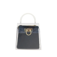 Ferragamo Black Pvc Handbag