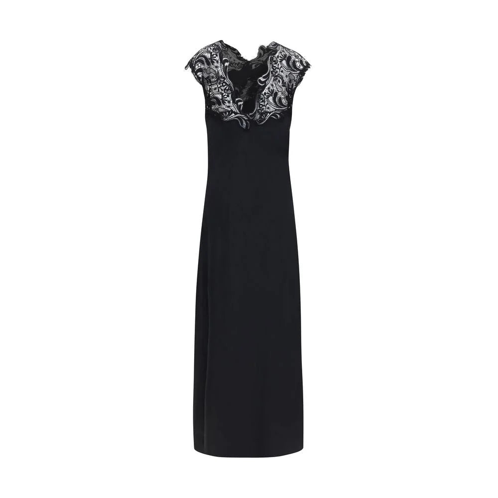 Ferragamo Black Silk Cocktail Dress