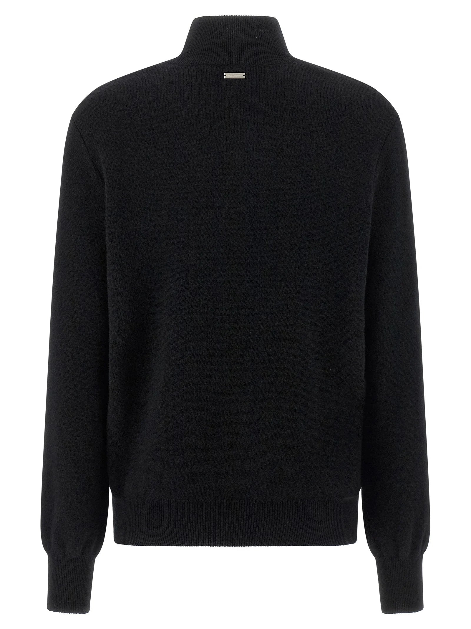 Ferragamo Black Virgin Wool Cardigan