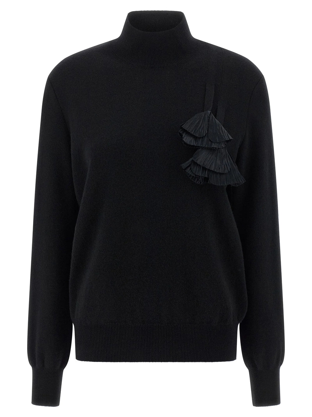 Ferragamo Black Virgin Wool Cardigan