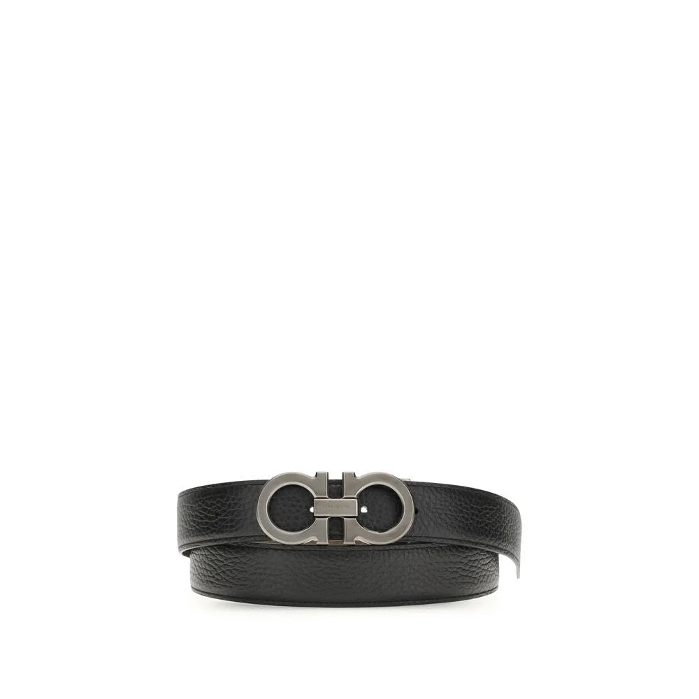 Ferragamo Blue Calf Leather Bos Taurus Regular Belt