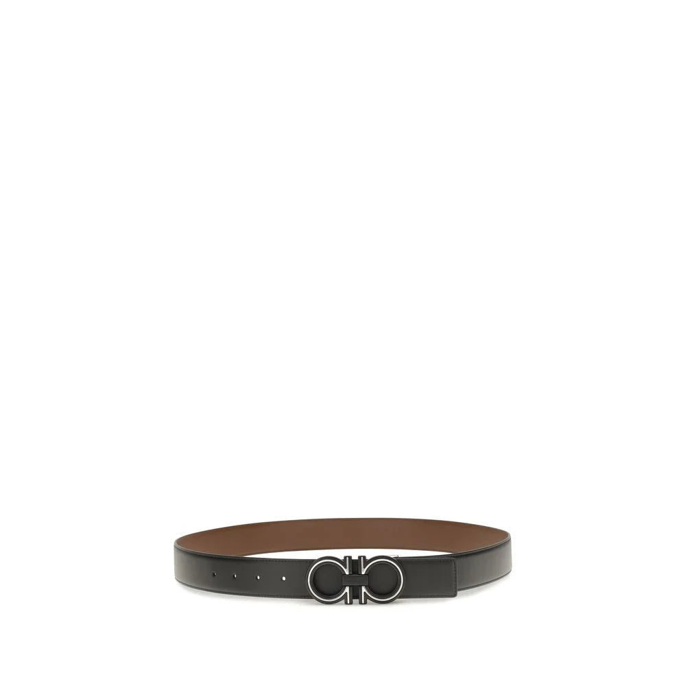 Ferragamo Béžový pásek z teletiny kůže Bos Taurus
