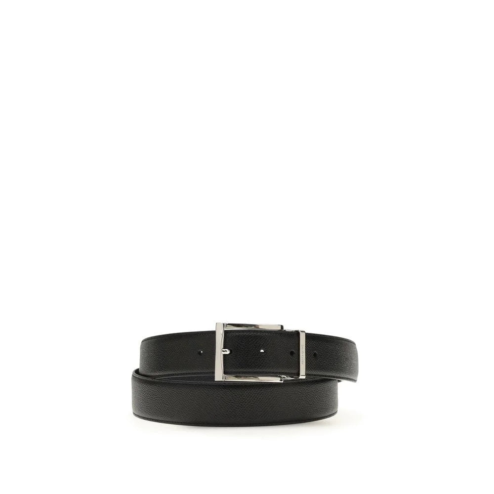 Ferragamo Blue Calf Leather Bos Taurus Regular Belt - 95 cm / 38 Inches