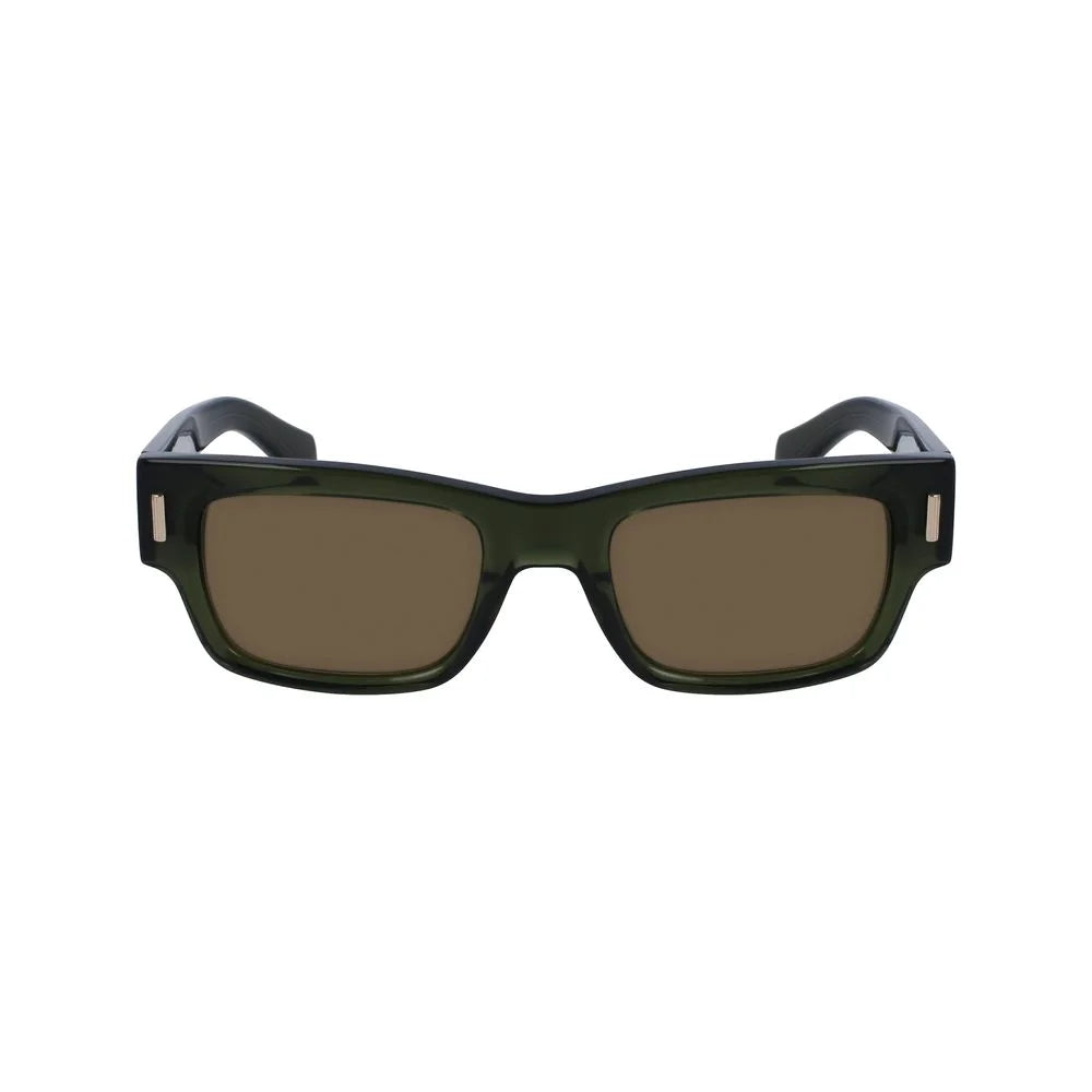 Ferragamo Brown Acetate Sunglasses