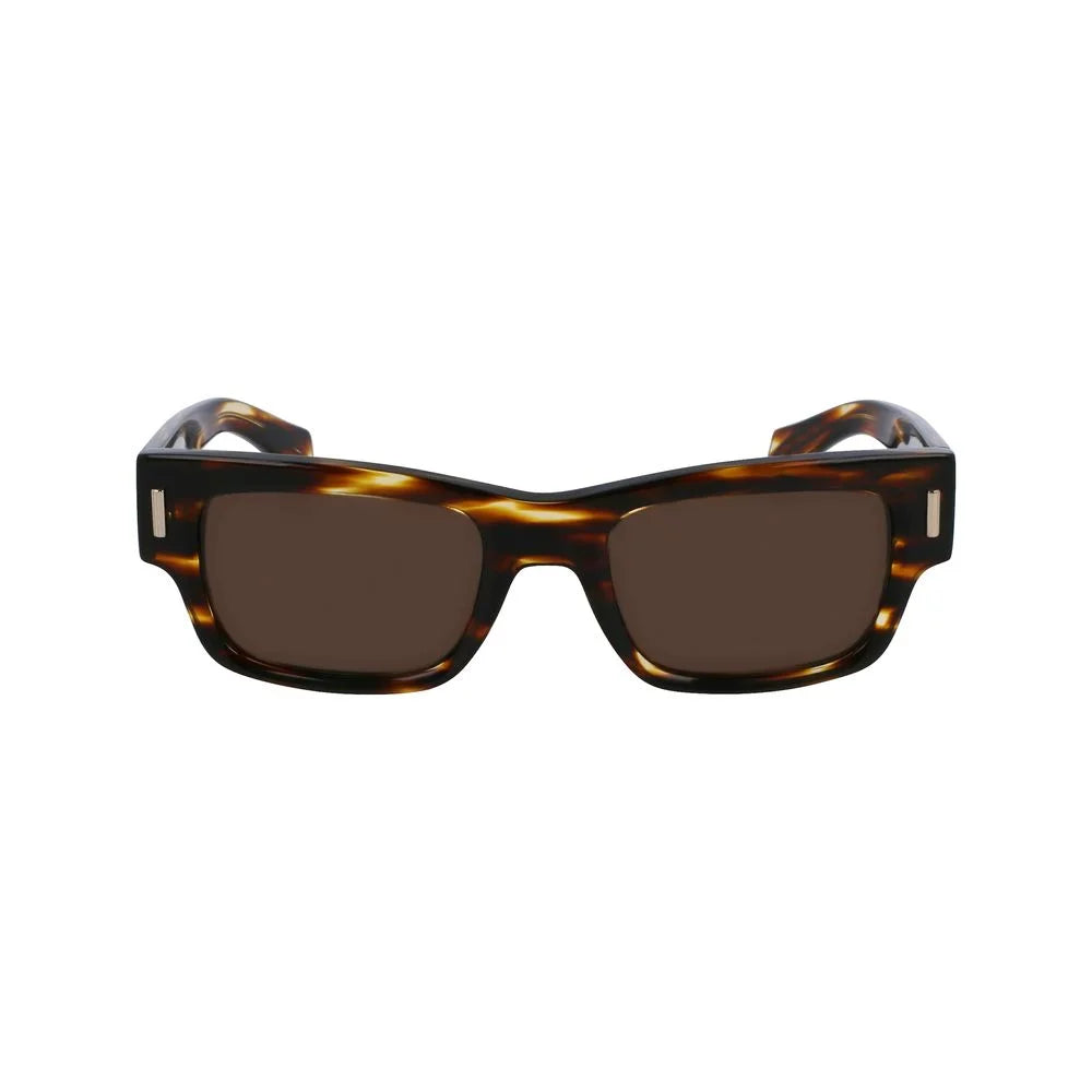 Ferragamo Brown Acetate Sunglasses