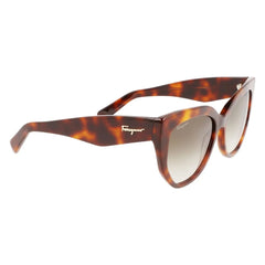 Ferragamo Brown Acetate Sunglasses - Sunglasses