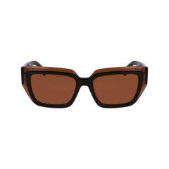 Ferragamo Brown Acetate Sunglasses