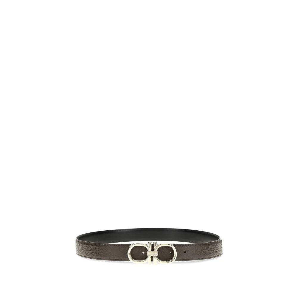 Ceinture Ferragamo marron en cuir de veau Bos Taurus classique