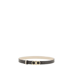 Cintura Ferragamo in pelle di vitello marrone Bos Taurus standard